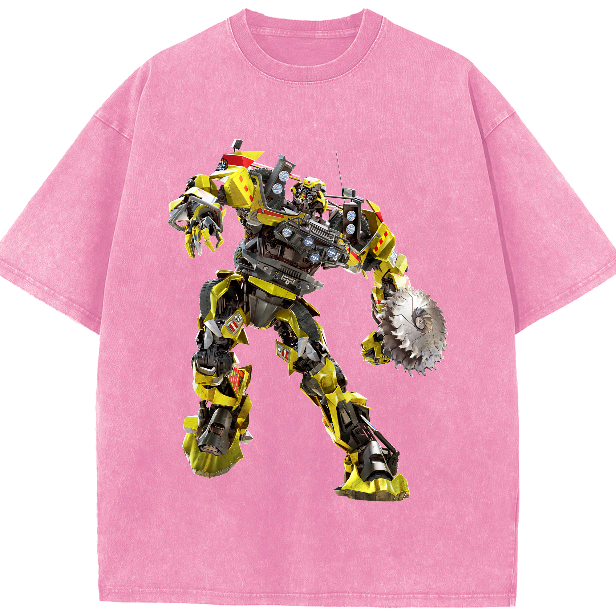 （画像用） Transformers トランスフォーマー 綿100% ヴィンテージ風 半袖Tシャツ（フロントプリント）